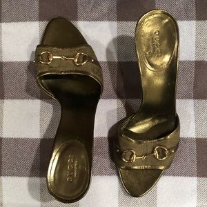 Gucci Black Horsebit Heel